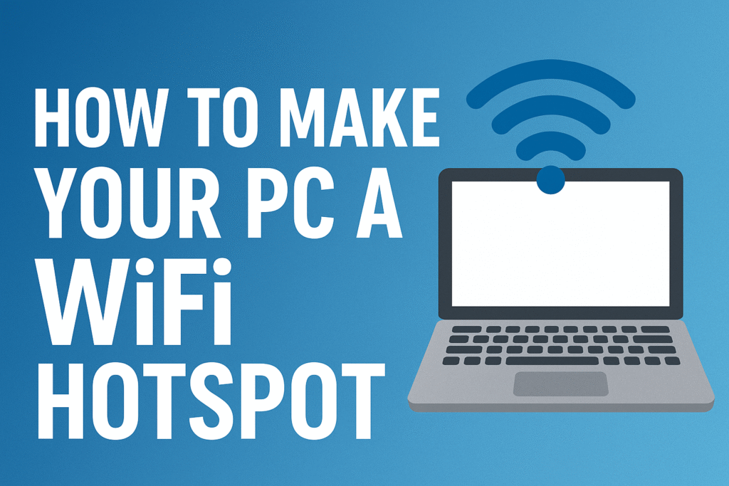 How to make your PC a WiFi hotspot