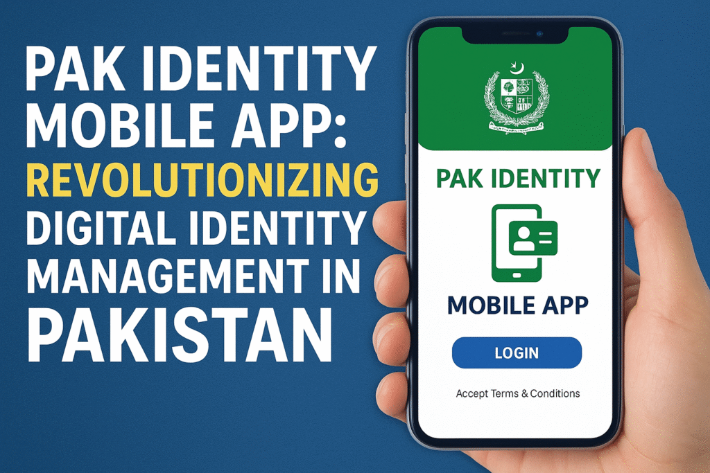 Pak Identity mobile app