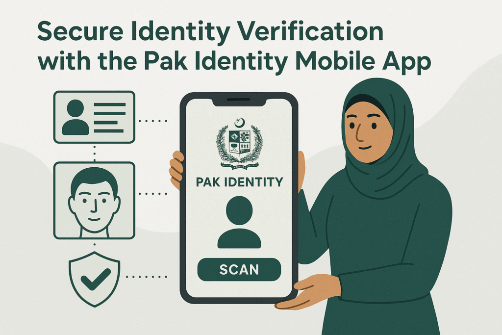 Pak Identity mobile app