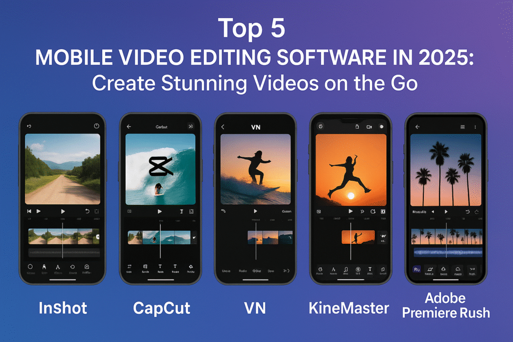 Top 5 Mobile Video Editing Software in 2025