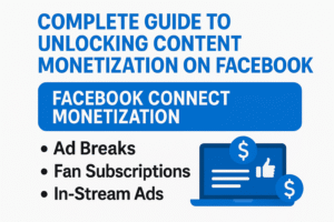 Complete Guide to Unlocking Content Monetization on Facebook and Facebook Connect Monetization