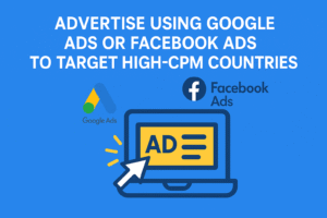 Advertise Using Google Ads or Facebook Ads to Target High-CPM Countries