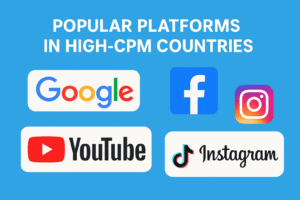 Focus on Popular Platforms in High-CPM Countries