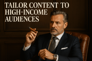 Tailor Content to High-Income Audiences