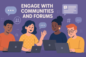 Engage with Communities and Forums