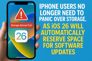 iPhone Users No Longer Need to Panic Over Storage, As iOS 26 Will Automatically Reserve Space for Software Updates
