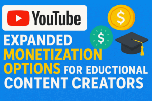YouTube's Expanded Monetization Options for Educational Content Creators