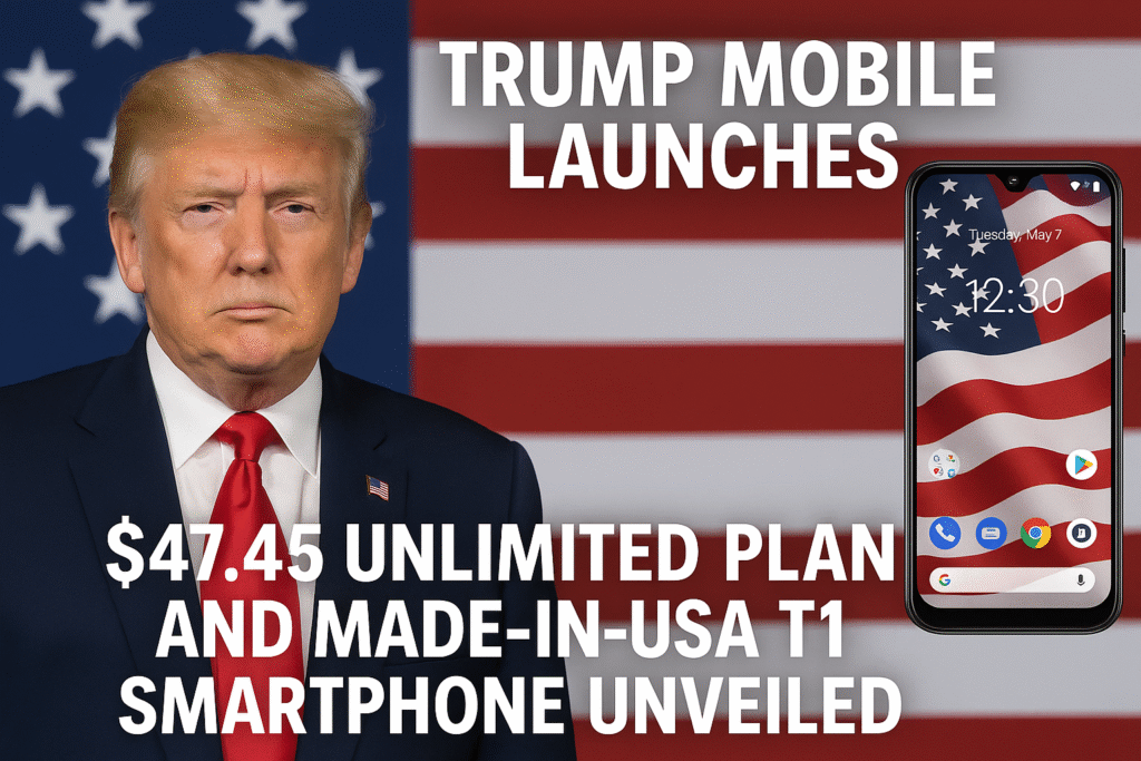 rump Mobile Launch: $47.45 Unlimited Plan and T1 Patriotic Smartphone Revealed
