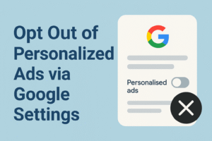 Opt Out of Personalized Ads via Google Settings