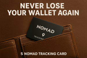 Nomad Tracking Card: Never Lose Your Wallet Again
