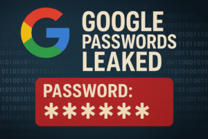 Google passwords leaked - protect your Google account now