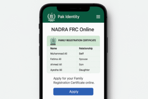 NADRA FRC online
