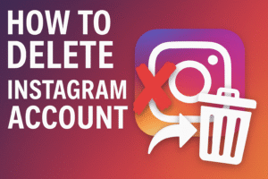 how to delete Instagram account