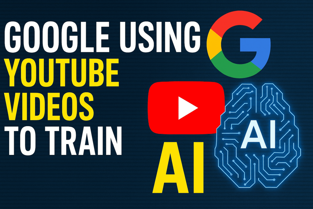 Google using YouTube videos to train AI