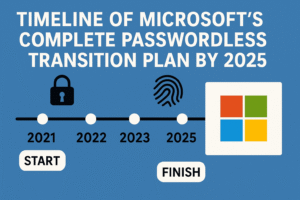 Timeline of Microsoft's Complete Passwordless