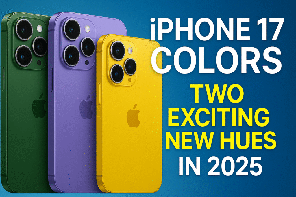 iPhone 17 colors