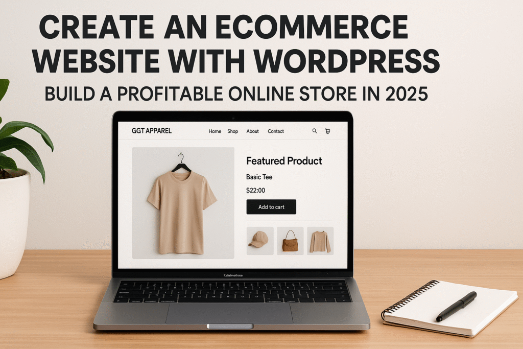 create an eCommerce website with WordPress
