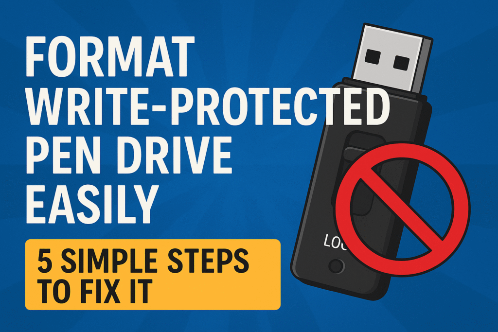 format write-protected pen drive