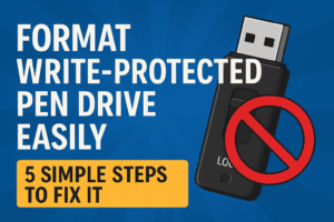 format write-protected pen drive