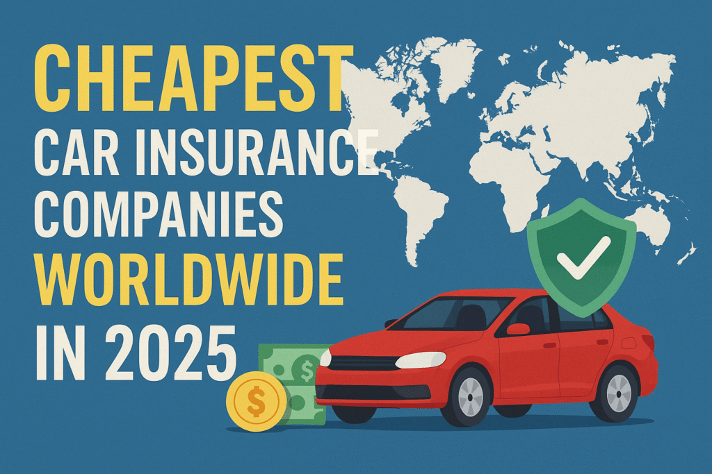 cheapest car insurance companies worldwide