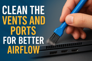 how to clean a laptop