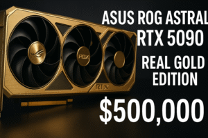 ROG Astral RTX 5090 Real Gold Edition